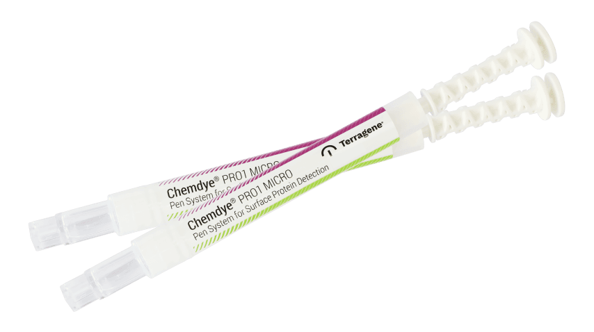 High sensitivity pen system for quantification of surface proteins